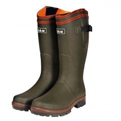 Holínky DAM Flex Rubber Boots Neoprene Lining Zelené Holínky DAM Flex Rubber Boots Neoprene Lining Zelené