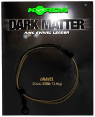 Hotová Montáž Korda Dark Matter Leader Ring Swivel 13,6kg 30cm
