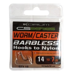 Hotové Náväzce Korum Worm/Caster Barbless Hotové Náväzce Korum Worm/Caster Barbless