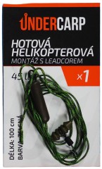 Hotový Návazec UnderCarp Helikopterová montáž s leadcorem 45lb|100cm