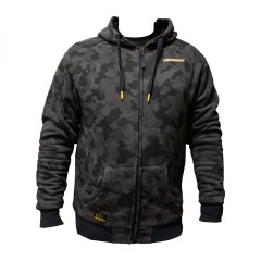 Jakna s patentnim zatvaračem Mikbaits Black Camou Jogger Sherpa