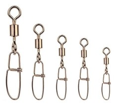 Karabina s obratnikom Delphin Rolling Swivel s Crosslock kopčom B-04