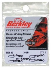 Karabinka s obratnikom Berkley McMahon Cross-Lok Snap/Swivels Karabinka s obratnikom Berkley McMahon Cross-Lok Snap/Swivels