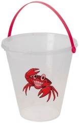 Kibble za rakove Kinetic Little Viking Crab Bucket Clear