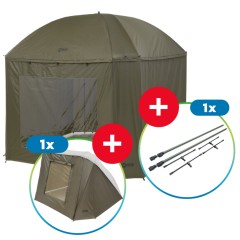Kišobran Mivardi Session Umbrella XL + Proširujući Set sa Šipkama