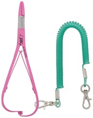 Kliešte 3v1 Dr. Slick Mitten Scissor Clamp 12,5 cm ružové