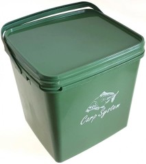 Kockasti Kbelj Carp System s Posudom 17l