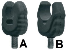 Koncovka JSA Fish Černá Set 2 C.S. 2ks