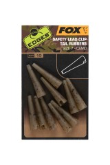 Konusi Fox Edges Camo Lead Clip Tail Rubbers Veličina 7