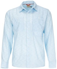 Košile Simms Double Haul Shirt Sky Texture Wave Print