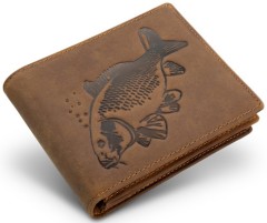 Kožni novčanik Delphin Carp Classic