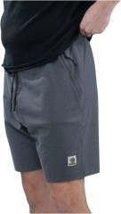 Kraťasy Nash Make It Happen Badge Shorts Grey Marl Kraťasy Nash Make It Happen Badge Shorts Grey Marl