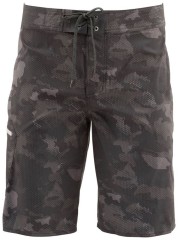 Kraťasy Simms Tumunu Board Short Print Hex Flo Camo Carbon