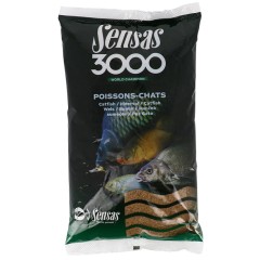 Krmení Sensas 3000 Poisson Chat 1kg