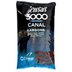 Krmení Sensas 3000 Super Canal Gardons 1kg