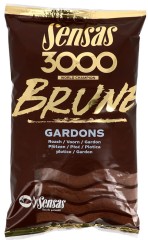 Kŕmenie Sensas 3000 Brune Gardons 1kg