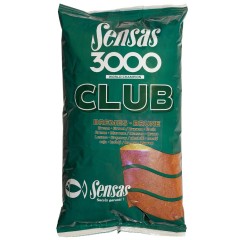 Kŕmenie Sensas 3000 Club Bremes Brune (Cajn Hnedý) 1kg