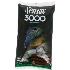 Kŕmenie Sensas 3000 Noire 1kg