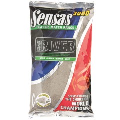 Kŕmenie Sensas 3000 UK River Black 1kg