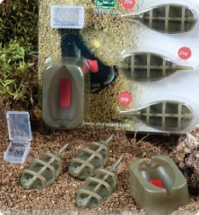 Krmilo Extra Carp Method Feeder In Line Set 3+1