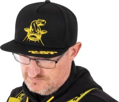 Kšiltovka Black Cat Black Flat Peak Cap