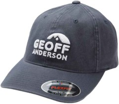 Kšiltovka Geoff Anderson Flexfit Washed Modrá 3D Logo Kšiltovka Geoff Anderson Flexfit Washed Modrá 3D Logo