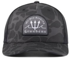 Kšiltovka Grundéns Poseidon Trucker Admiral Black Camo ONE SIZE