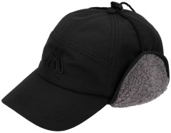 Kšiltovka Mikado Zimní S Kšiltkem A Fleecem Černá