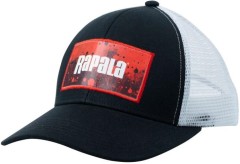 Kšiltovka Rapala Cap Splash Trucker Black/Red Kšiltovka Rapala Cap Splash Trucker Black/Red