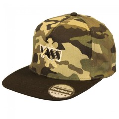 Kšiltovka Vass Snapback Green Camo with Black Peak Kšiltovka Vass Snapback Green Camo with Black Peak