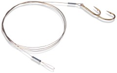 Lanko s dvojháčikom Saenger Ryder hook Veľkosť 2/0, 60cm/15kg Lanko s dvojháčikom Saenger Ryder hook Veľkosť 2/0, 60cm/15kg