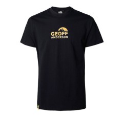 Majica Geoff Anderson Organic Tee crna s narančastim logom