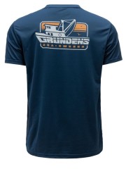Majica Grundéns Commercial Boat SS Tech Tee Blue Abyss