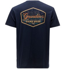 Majica Grundéns Dark Seas X Watercraft SS T-Shirt Tamnoplava