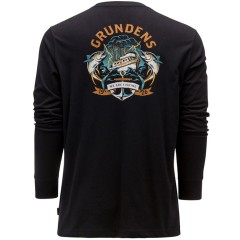 Majica Grundéns Tuna Tattoo LS T-Shirt Black