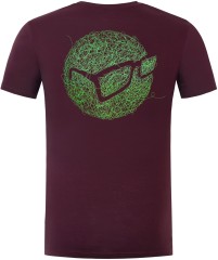 Majica Korda Birdsnest Tee Burgundy