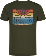 Majica Korda Dawn Vibes Tee Dark Olive