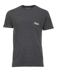 Majica Simms Two Tone Pocket Tee Charcoal Heather