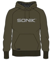 Majica Sonik Hoody Zelena