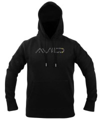 Mikina Avid Carp Black Hoodie Veličina XXL
