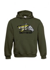 Mikina Carp Only Hooded Khaki