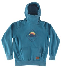 Mikina Daiwa D-Vec Snood Hoodie Okoun