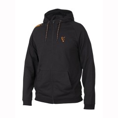 Mikina Fox Collection Crna/Narančasta LW Hoodie Veličina M