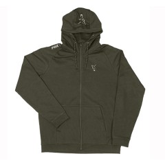Mikina Fox Collection Green/Silver LW Hoodie Veľkosť XXL