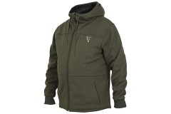 Mikina Fox Collection Sherpa Hoody Zelena/Srebrna Velikost XXXL