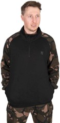 Mikina Fox LW Black/Camo Qtr Zip