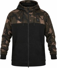 Mikina Fox LW Black/Camo Split Zip Hoody