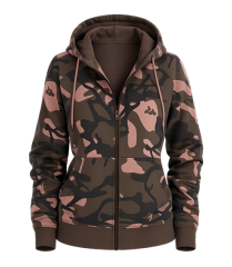 Mikina Fox Womens Zipped Camo Hoodie