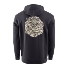 Mikina Grundéns Aegir FZ Hoodie Crna
