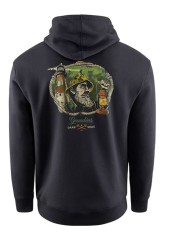 Mikina Grundéns Dark Seas X Grundens Watchman Hoodie Crna